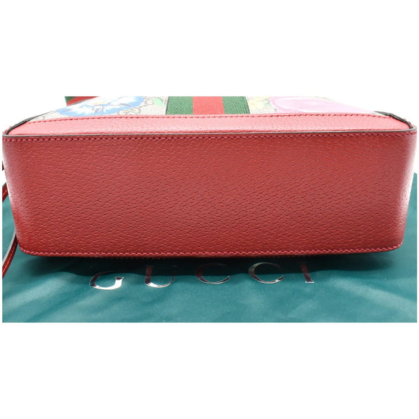 GUCCI Ophidia Flora Web Small Top Handle Shoulder Bag Red 550622