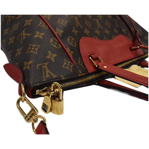 LOUIS VUITTON Estrela NM Monogram Canvas Shoulder Bag Coquelicot