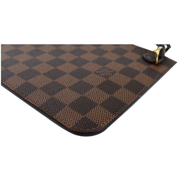 Louis Vuitton Pochette Wristlet Pouch Damier Ebene Neverfull GM