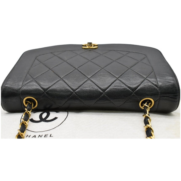 Chanel Diana Flap Quilted Lambskin Leather Shoulder Bag