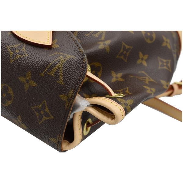 LOUIS VUITTON Montsouris PM Monogram Canvas Backpack Brown