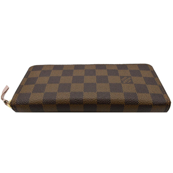 LOUIS VUITTON Clemence Damier Ebene Wallet Brown
