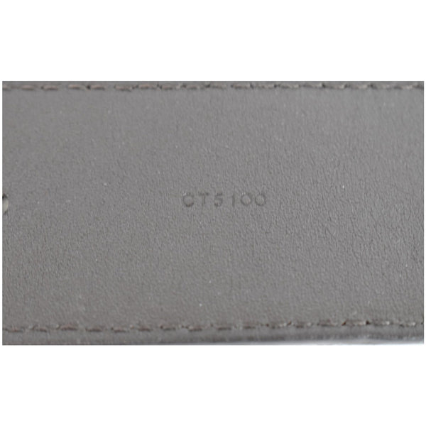 LOUIS VUITTON LV Initiales Damier Ebene Belt Brown