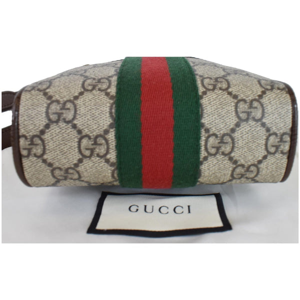 GUCCI Ophidia GG Supreme Canvas Shoulder Bag Beige 598127