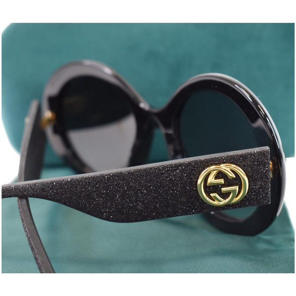 GUCCI Round Sunglasses GG0101S Black