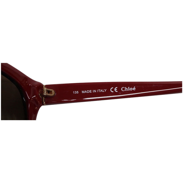 Chloe CE627S 613 56 Cat Eye Women Red Sunglasses Brown Lens