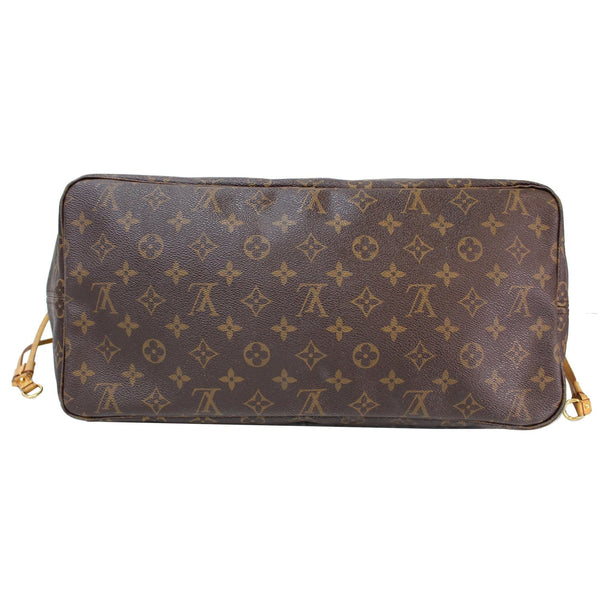 bottom lv Neverfull GM Monogram Canvas Satchel Bag