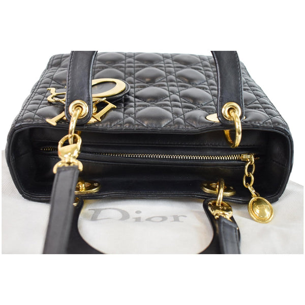 Christian Dior Medium Lady Lambskin Zipper Bag