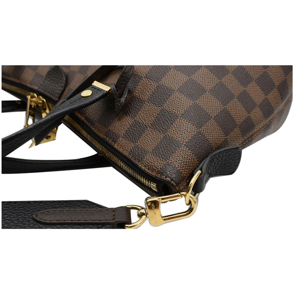 LOUIS VUITTON Hyde Park Damier Ebene Shoulder Bag Brown