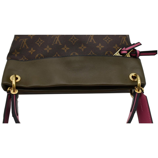 LOUIS VUITTON Tuileries Besace Monogram Canvas Shoulder Bag Olive