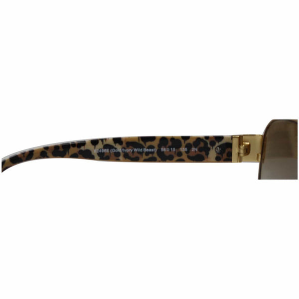 COACH HC7059 Pilot Sunglasses Gold Flash Gradient Lens - Final Sale