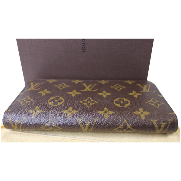 preowned Louis Vuitton Zippy Monogram Canvas Long Wallet Brown