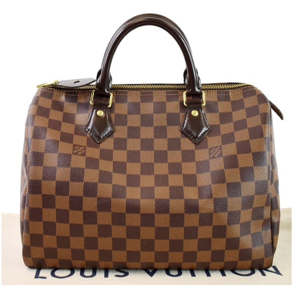 LOUIS VUITTON Speedy 30 Damier Ebene Shoulder Bag Brown