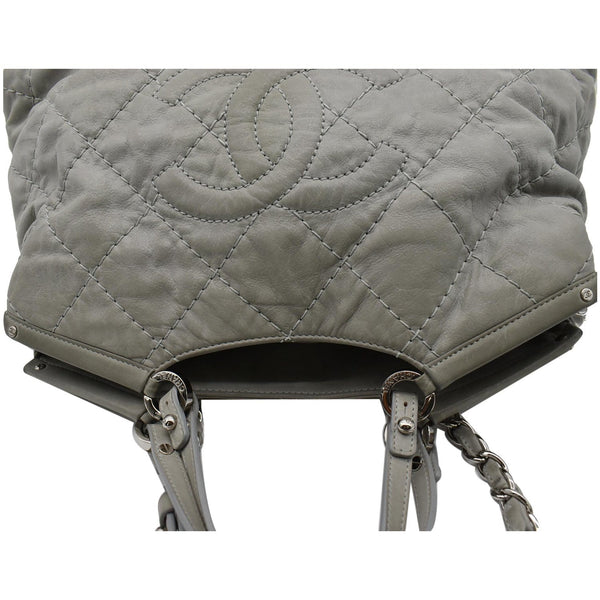 Gucci Wild Stitch CC Lambskin Leather Satchel Bag