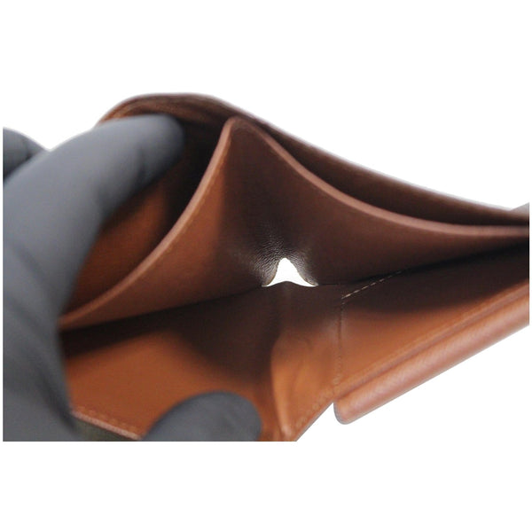 LV Marco Monogram Canvas Bifold Pouch interior