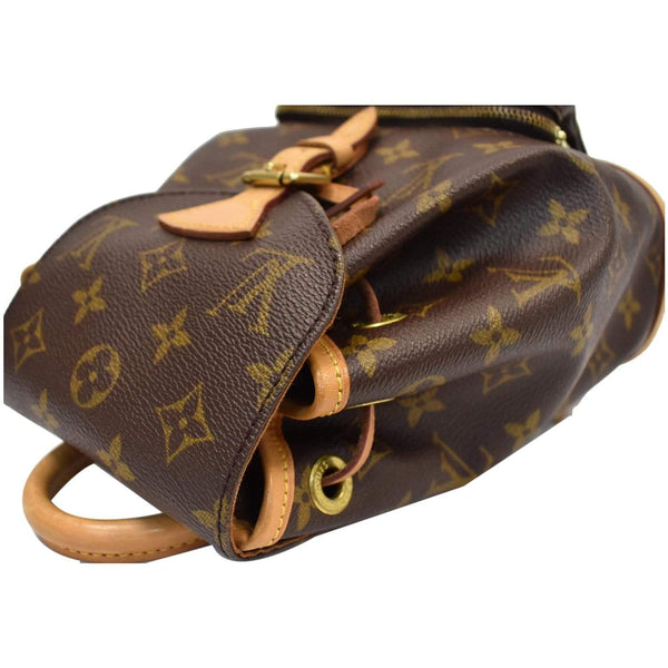 Louis Vuitton Montsouris PM Monogram Canvas Backpack - side preview | DDH
