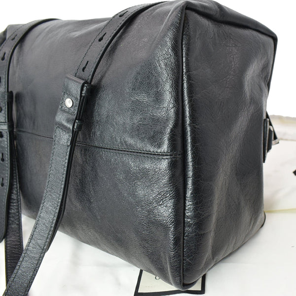 Gucci Morpheus Leather Convertible Backpack Bag Black