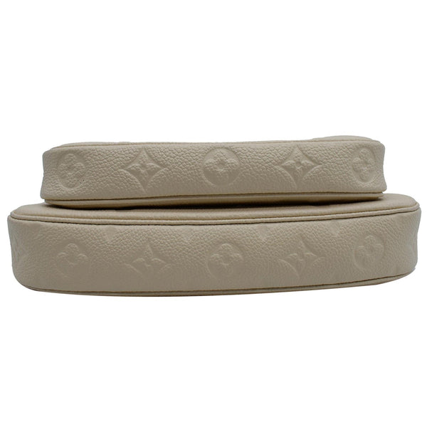 LOUIS VUITTON Multi Pochette Accessoires Monogram Empreinte Shoulder Bag Cream