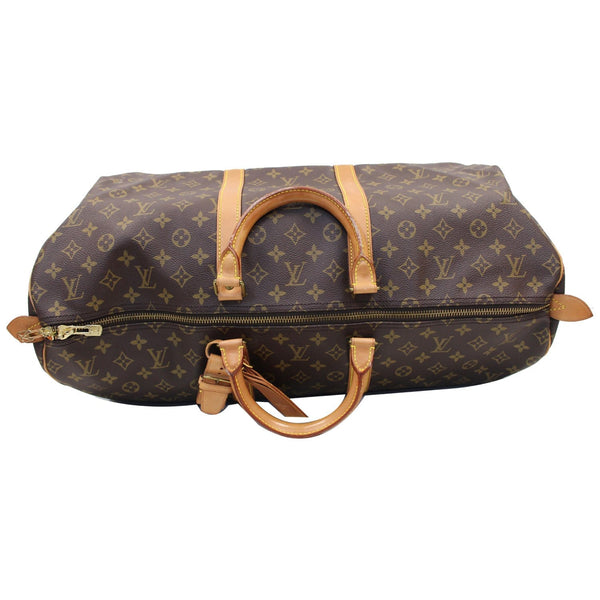 top look lv Keepall 55 Monogram Canvas Travel Bag