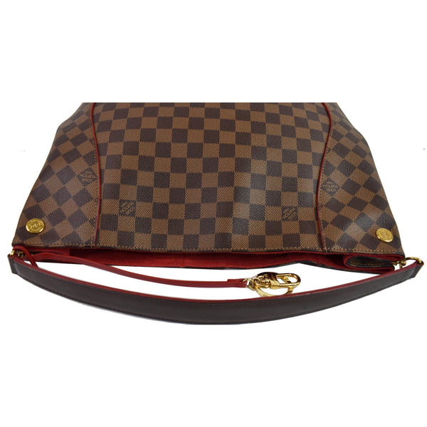 LOUIS VUITTON Caissa Damier Ebene Hobo Bag Brown