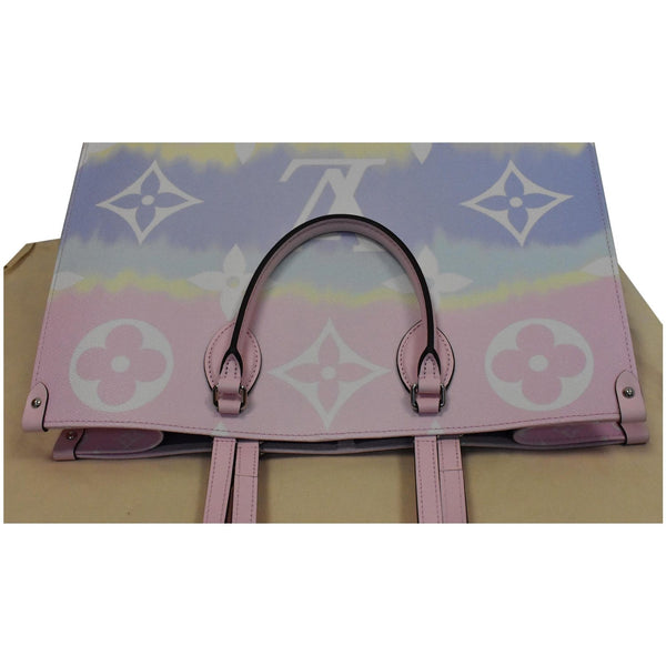 LOUIS VUITTON Escale Onthego GM Monogram Shoulder Bag Pastel
