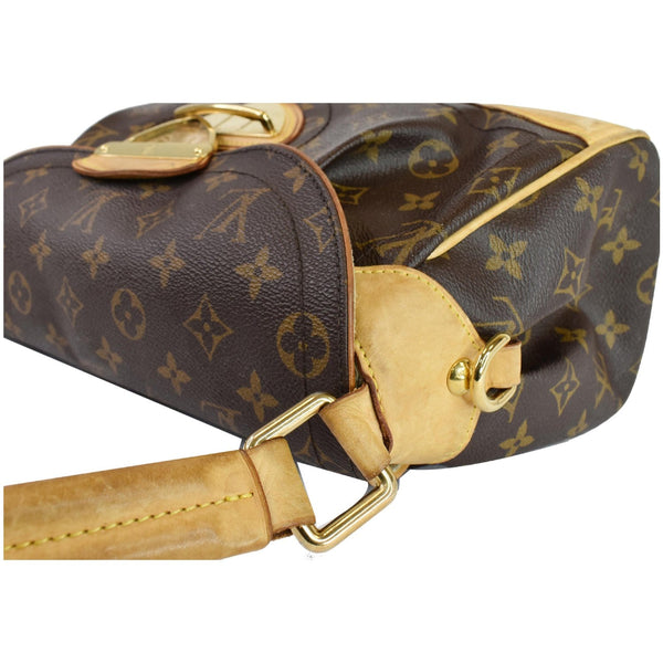 Louis Vuitton Beverly MM Monogram Canvas Shoulder Bag - left side view