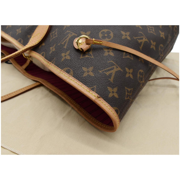 LOUIS VUITTON Neverfull GM Monogram Canvas Tote Bag Brown