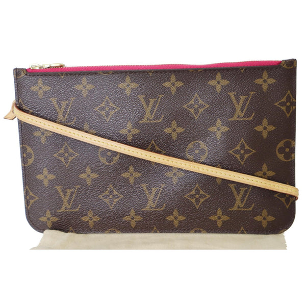 Louis Vuitton Wristlet Clutch Canvas Neverfull MM