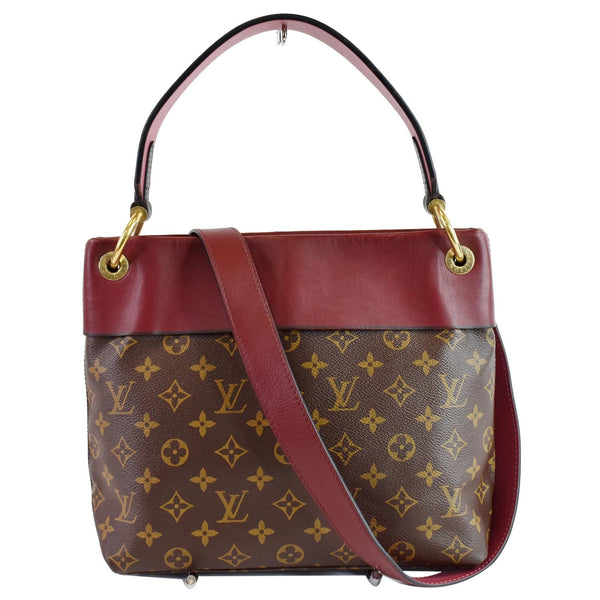 LOUIS VUITTON Tuileries Besace Monogram Canvas Shoulder Bag Rose Bruyere