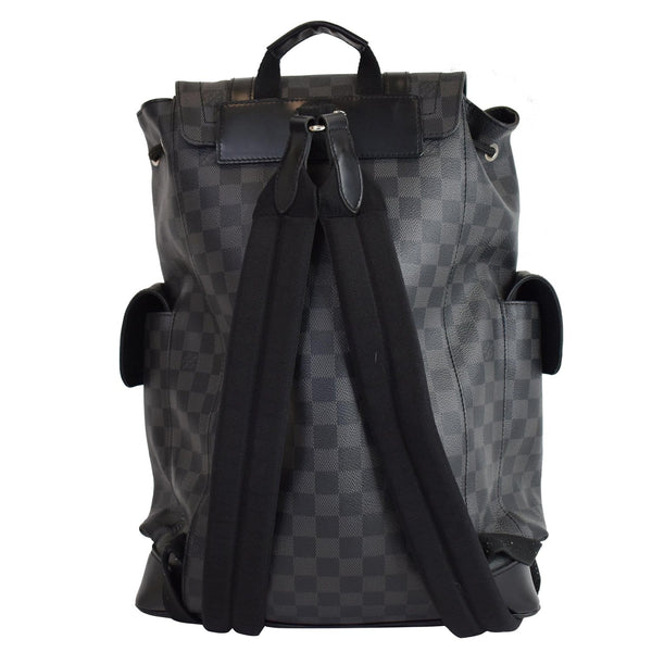 LOUIS VUITTON Christopher PM Damier Graphite Backpack Bag Black
