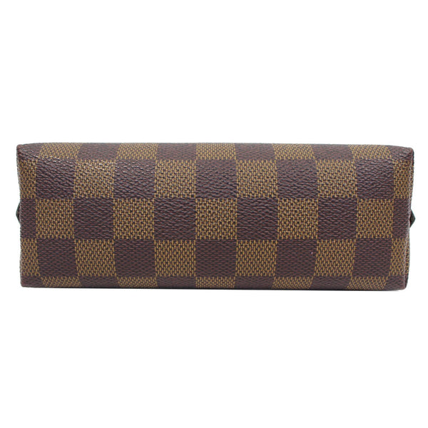 LOUIS VUITTON Damier Ebene Cosmetic Pouch Brown