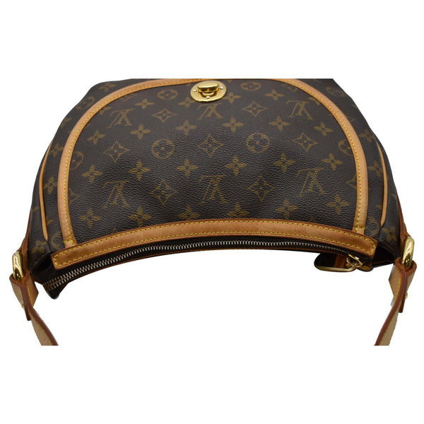 LOUIS VUITTON Tulum PM Monogram Canvas Shoulder Bag Brown