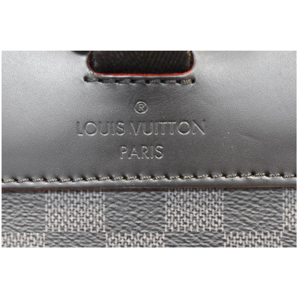 LOUIS VUITTON Alps Christopher Patch Damier Graphite Backpack Bag Black