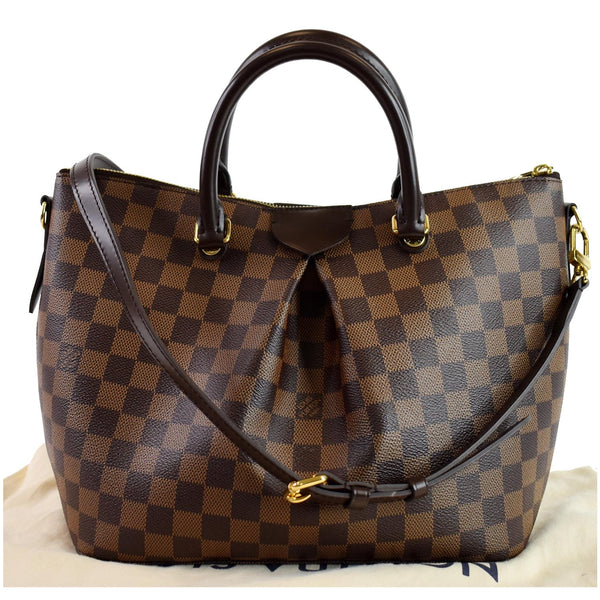 LOUIS VUITTON Siena PM Damier Ebene Shoulder Bag Brown