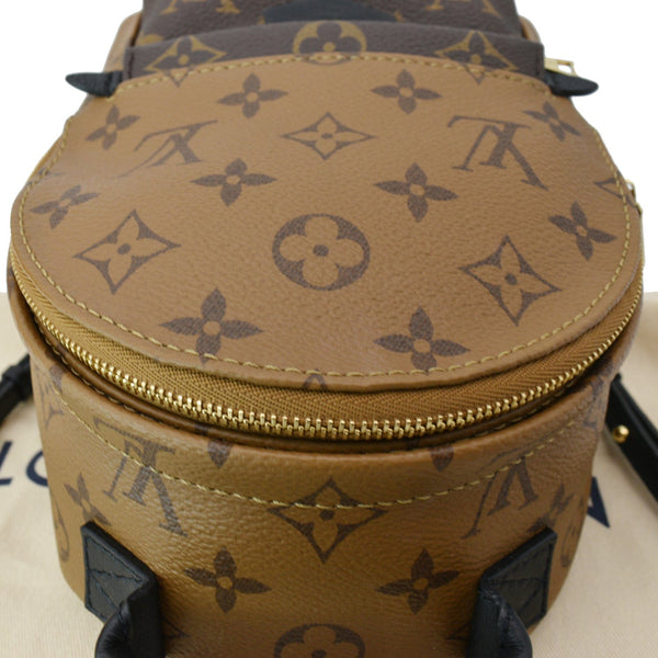 LOUIS VUITTON Palm Springs PM Monogram Reverse Canvas Backpack Brown