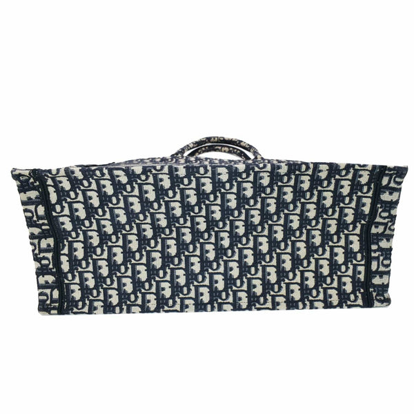 CHRISTIAN DIOR Large Book Oblique Embroidered Canvas Tote Bag Multicolor - Hot Deals