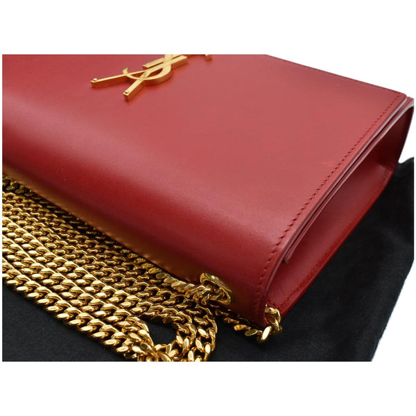 YVES SAINT LAURENT Kate Tassel Leather Crossbody Bag Red