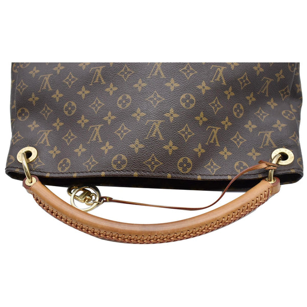 Louis Vuitton Artsy MM Monogram Canvas Hobo Bag handle