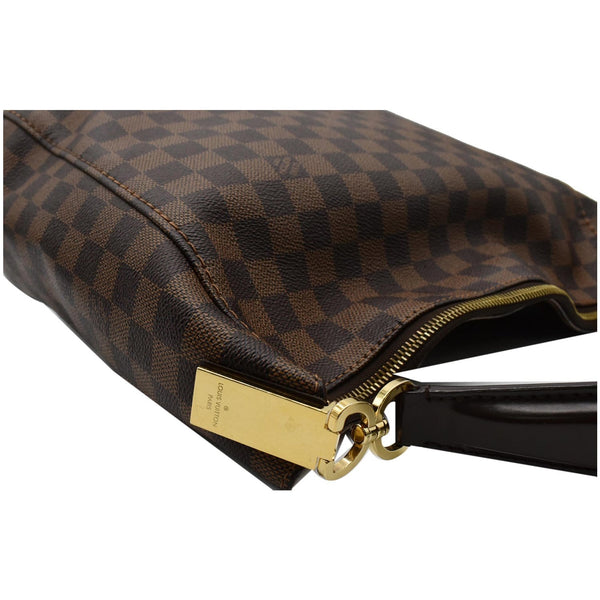 LOUIS VUITTON Portobello PM Damier Ebene Shoulder Bag Brown