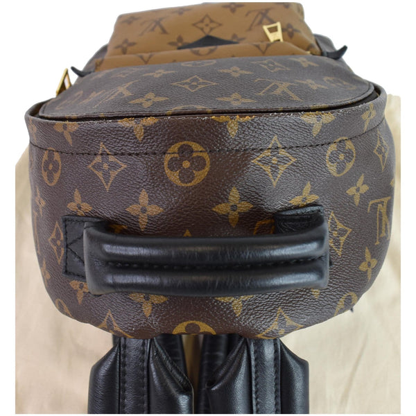 Lv Palm Springs PM Canvas Backpack top handle