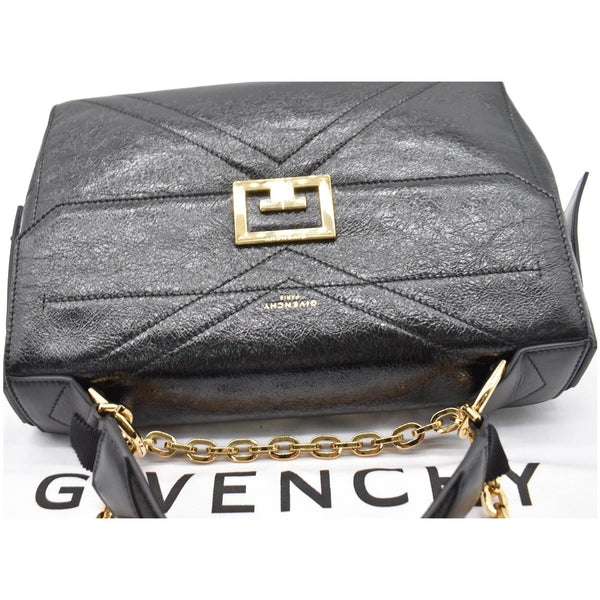 GIVENCHY Medium ID Leather Shoulder Bag Black