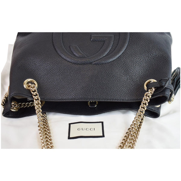 Gucci GG Marmont Medium Soho Chain Leather handbag