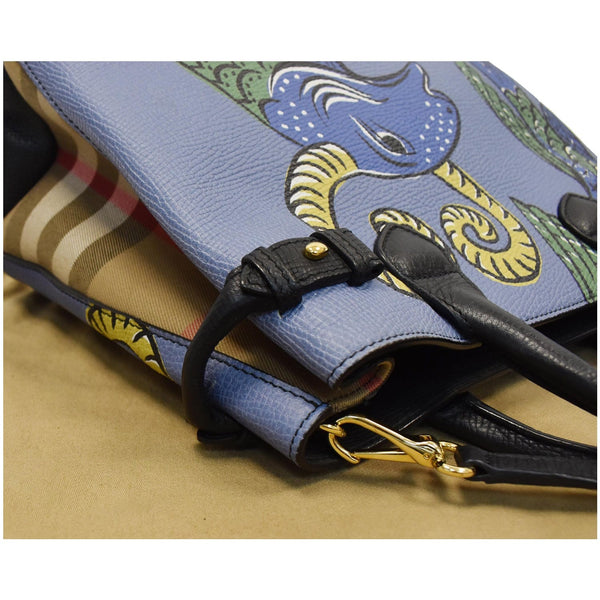 Burberry Small Banner Satchel Bag with folded side preview