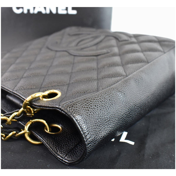 CHANEL Petit Shopping Tote PST Tote Bag Black