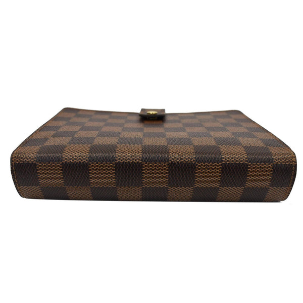 LOUIS VUITTON Agenda MM Damier Ebene Planner Cover Brown