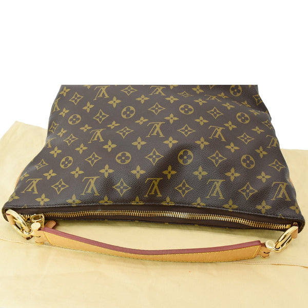 LOUIS VUITTON Sully PM Monogram Canvas Shoulder Bag Brown