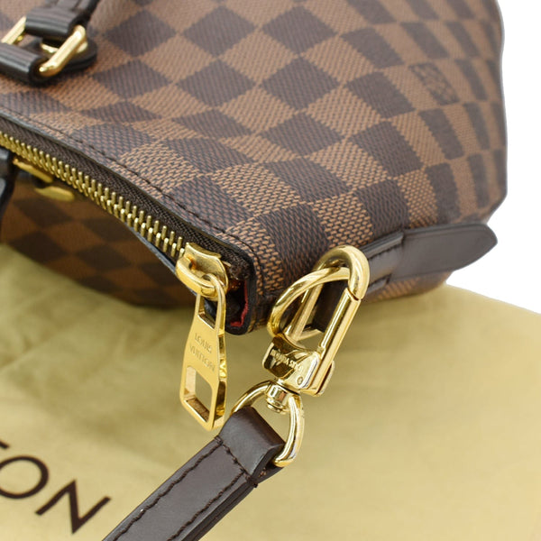 Louis Vuitton Siena Damier Ebene Shoulder Bag Brown