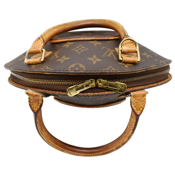 LOUIS VUITTON Ellipse PM Monogram Canvas Satchel Bag Brown