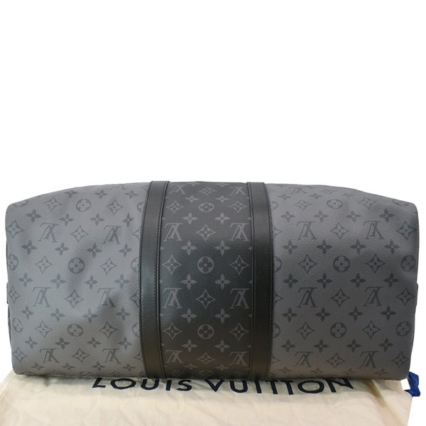 LOUIS VUITTON Keepall 50 Bandouliere Monogram Eclipse Travel Bag Black - New Year Deals