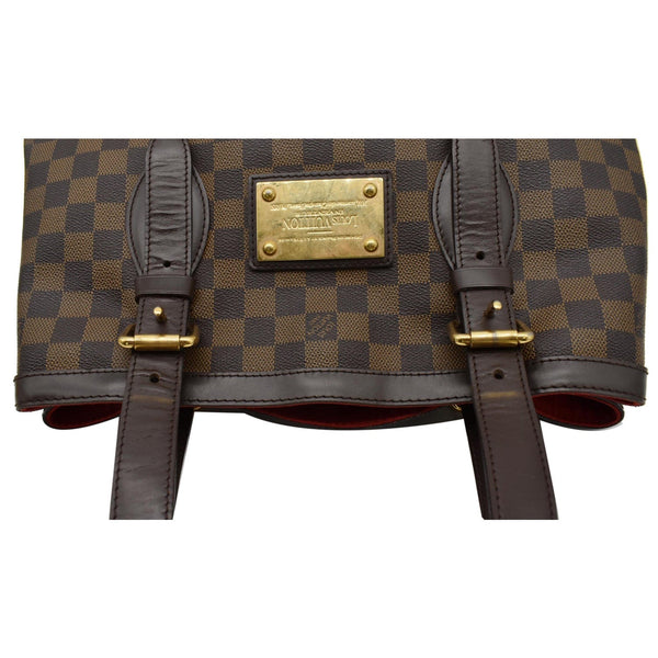LOUIS VUITTON Hampstead MM Damier Ebene Shoulder Bag Brown